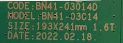 MAIN PARA SMART TV SAMSUNG / NUMERO DE PARTE BN94-17625K / BN41-03014D / BN9417625K / 17625K / BN97-19680Q / PANEL CY-TB050HMAV1H / DISPLAY BN96-52426A / BN9652426A / T500QVN04.5 / MODELO QN50Q80BAFXZA AA01 - Imagen 4